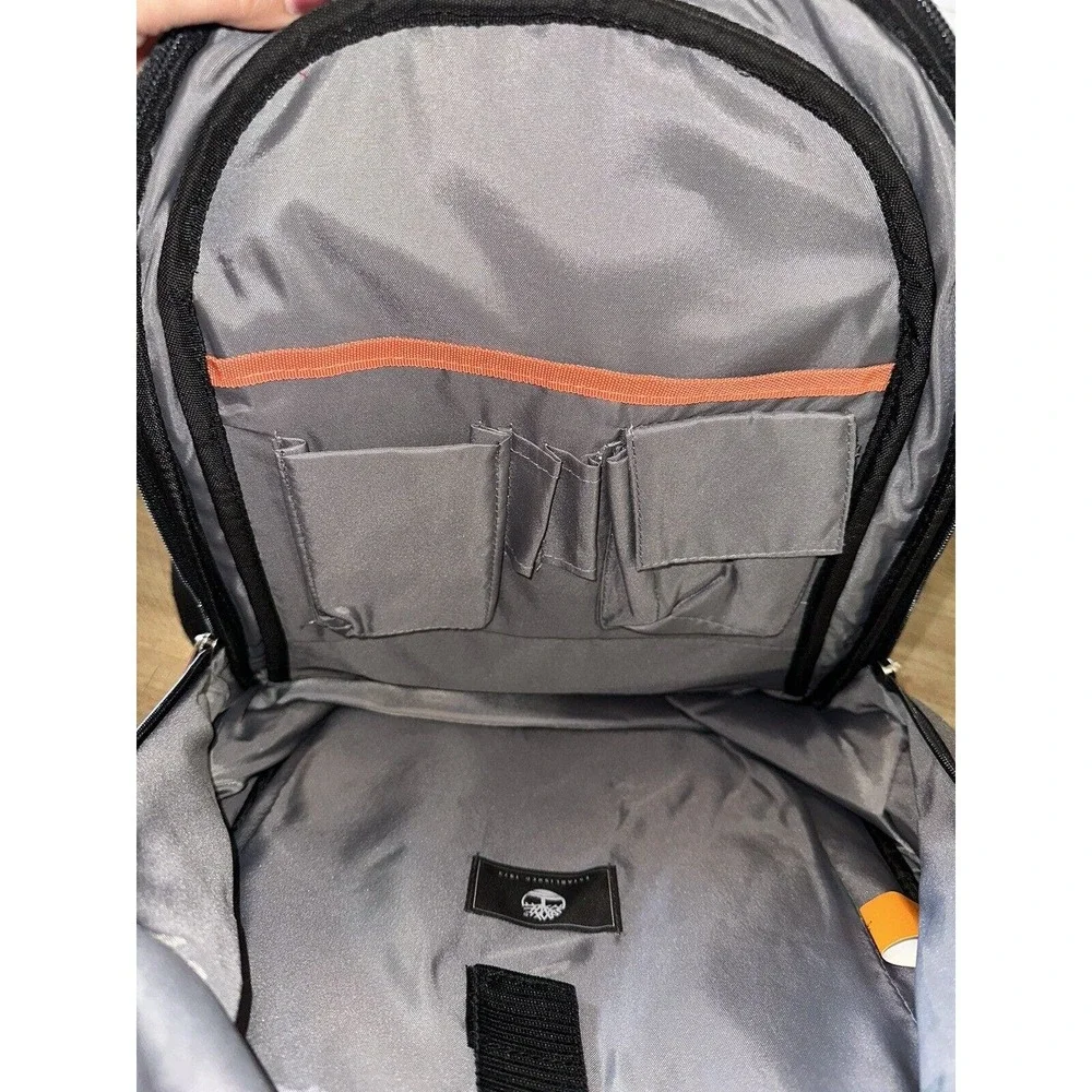 NWOT Timberland Jay Peak 20L Everyday Backpack Laptop Cocoa Brown Black Travel